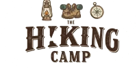 the hiking camp logo
